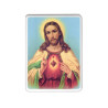 Kolorowy obrazek sakralny na porcelanie prostokątnej - Serce Jezusa