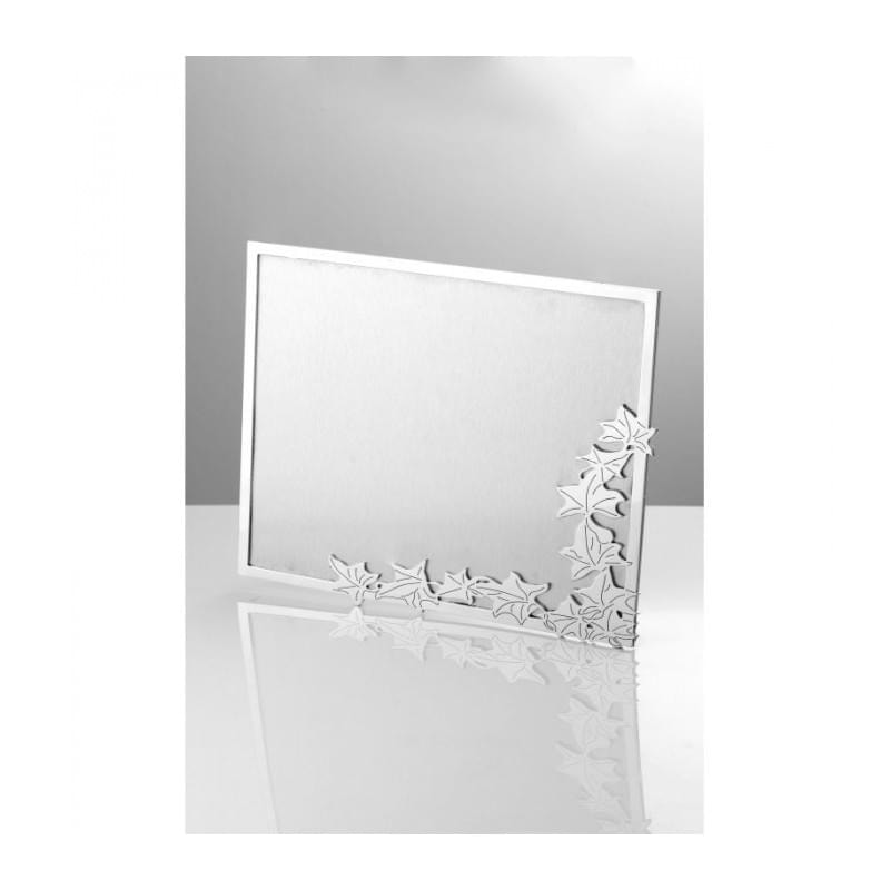 Tabliczka nagrobna ze stali nierdzewnej ozdobna prostokątna 25x20 cm T2